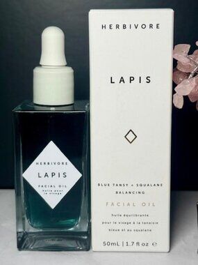 ✨ Herbivore Lapis Facial Oil 50ml Blue Tansy Squalane NEW Full Size